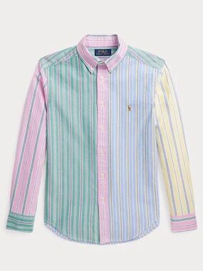Polo by Ralph Lauren Men's Multi-Stripe Button-Down Shirt - Pastel